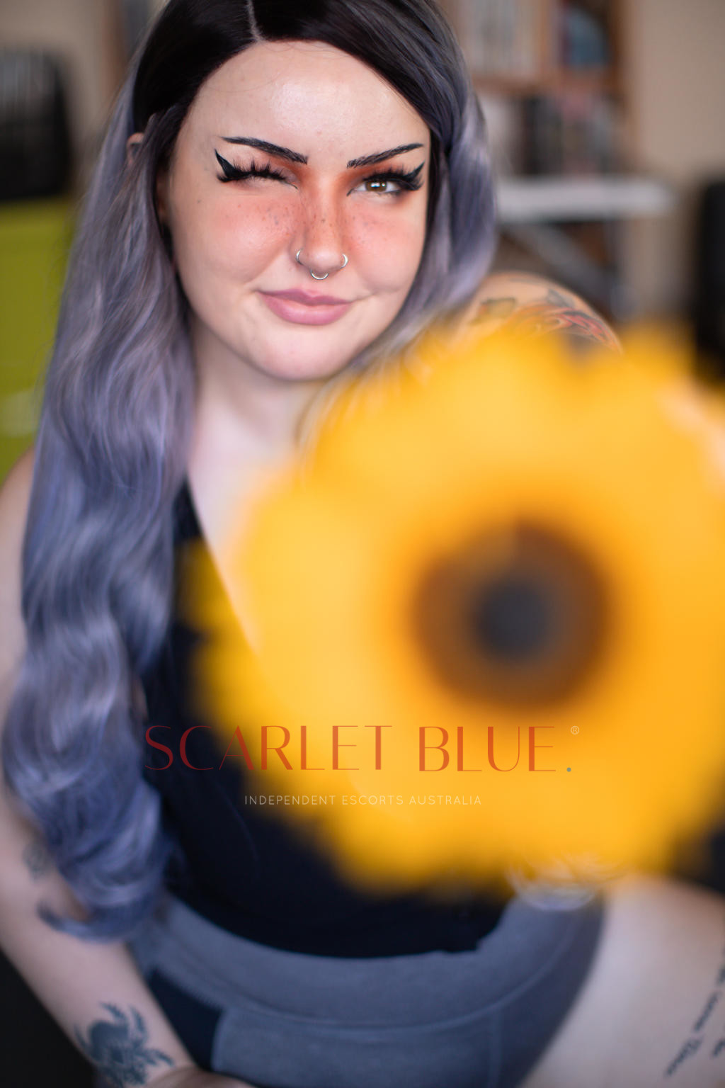 Harper Valentine independent private escort Scarlet Blue