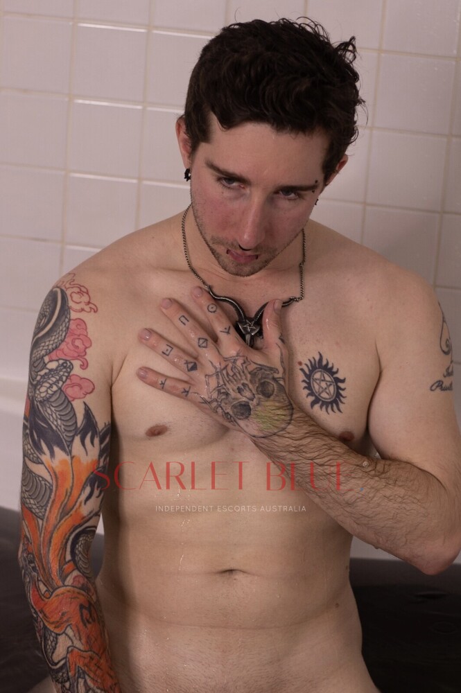 Clients favourite image for the review of Dante Ravencroft - Melbourne Escort